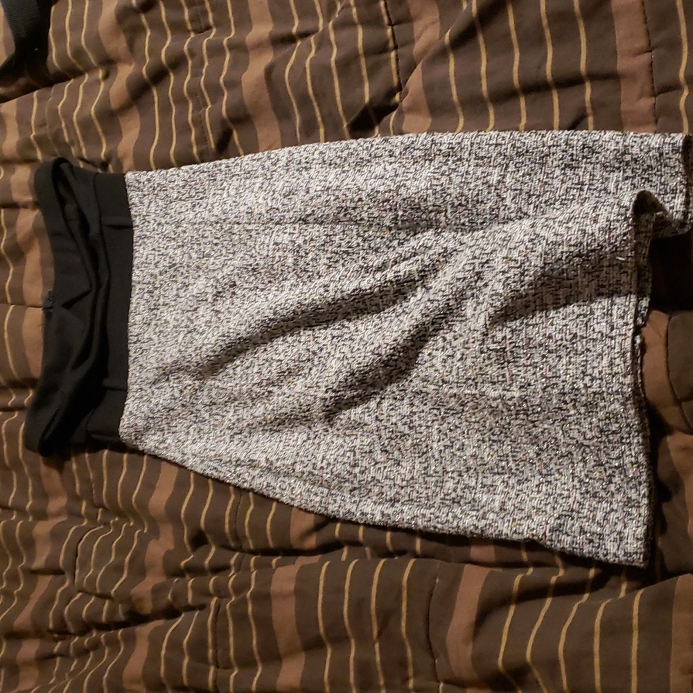 Grey and black dress